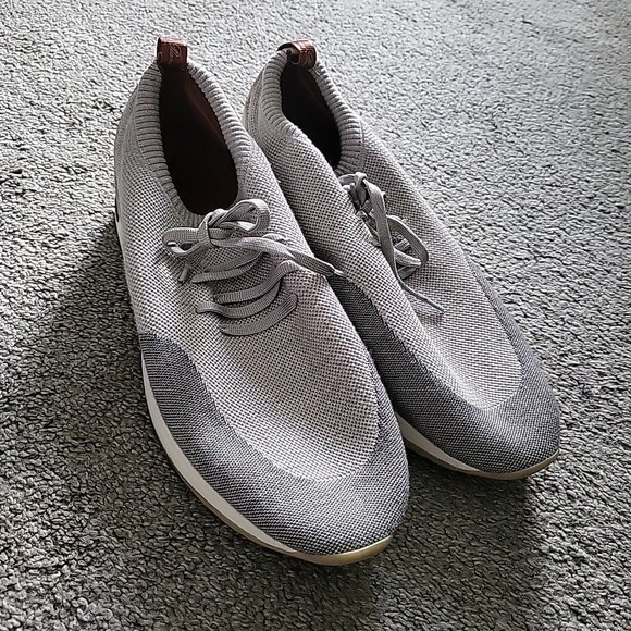 Loro Piana 360 Flexy Walk Leather-Trimmed Wish Wool Sneakers Shoes - Picture 1 of 10